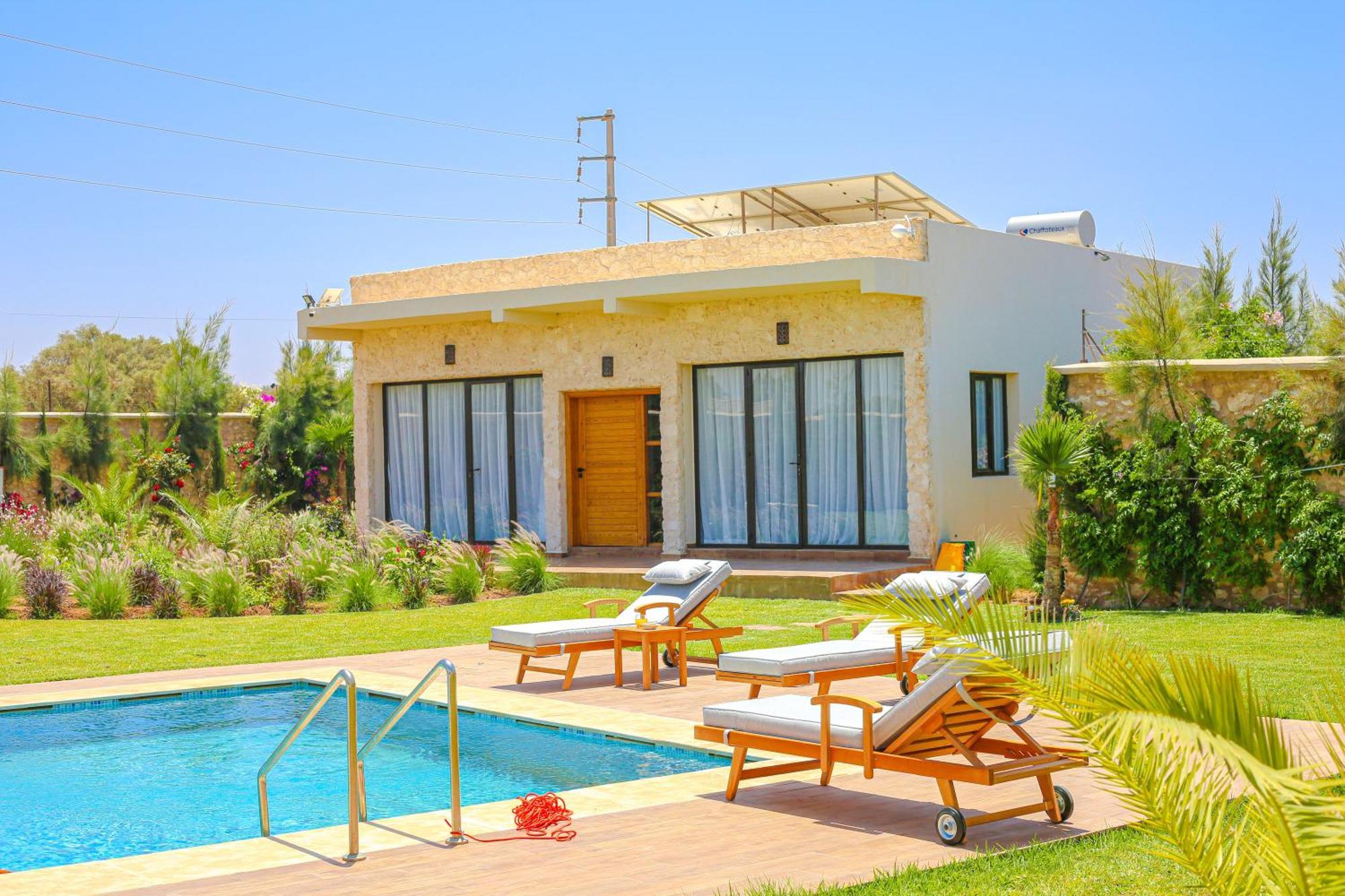Villa La Rose Bleue - Residence Hoteliere Avec Piscine - Essaouira Exteriör bild