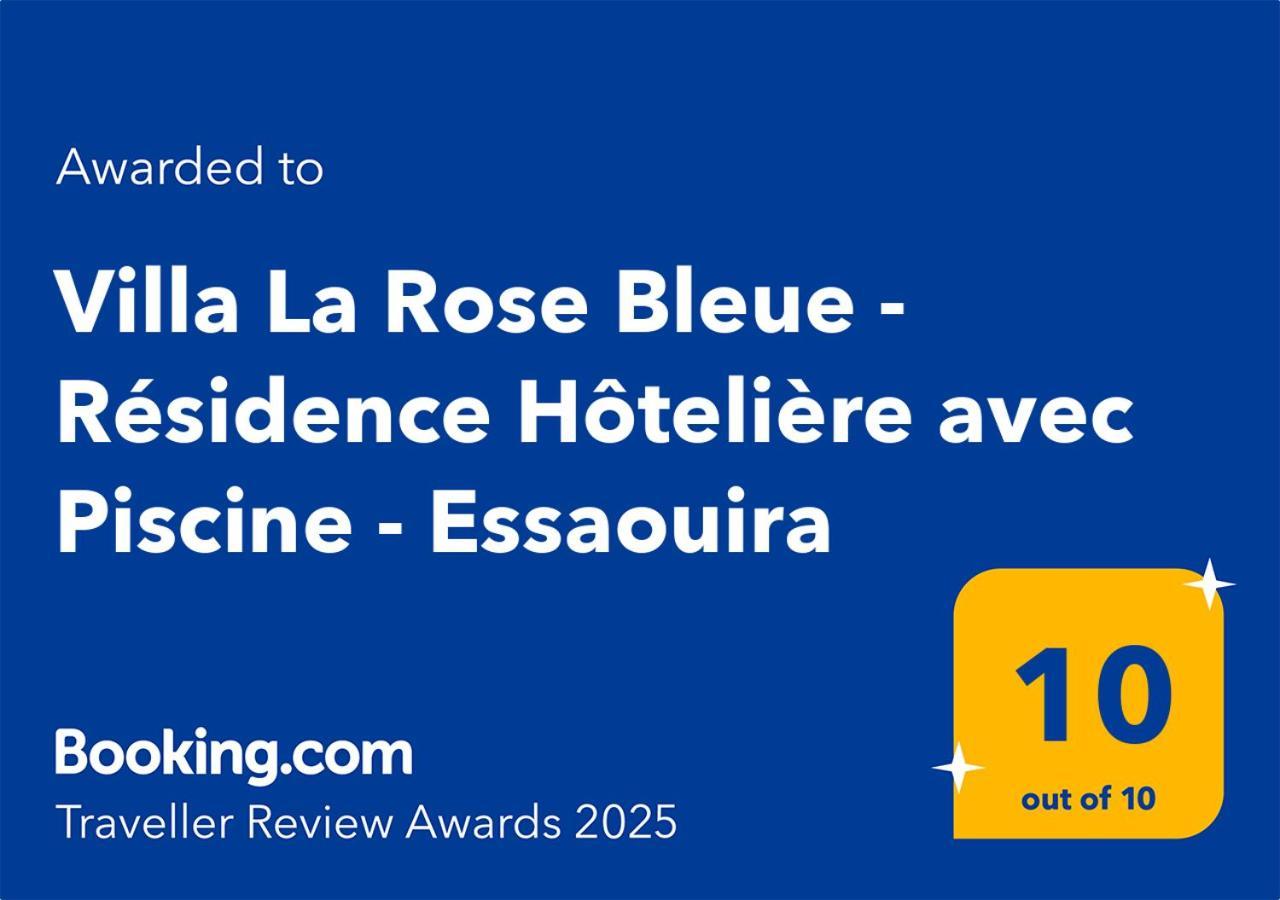 Villa La Rose Bleue - Residence Hoteliere Avec Piscine - Essaouira Exteriör bild